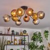 Ripoll Deckenleuchte Glas 15 cm Gold, Kupferfarben, Rauchfarben, 10-flammig