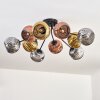 Ripoll Deckenleuchte Glas 15 cm Gold, Kupferfarben, Rauchfarben, 10-flammig