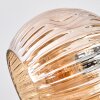 Ripoll Deckenleuchte Glas 15 cm Bernsteinfarben, Rauchfarben, 10-flammig