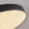 Elmar Deckenleuchte LED Schwarz, 1-flammig