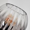 Koyoto Stehleuchte Glas 15 cm Bernsteinfarben, Klar, Rauchfarben, 3-flammig