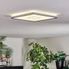 Simonstorp Deckenleuchte LED Silber, Weiß, 1-flammig