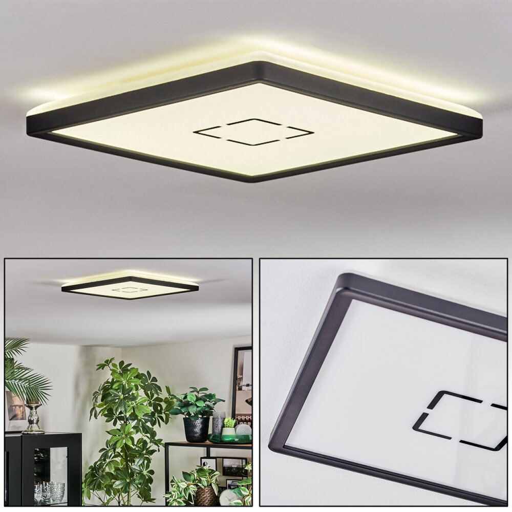 Simonstorp Deckenleuchte LED Schwarz, Weiß, 1-flammig main product photo