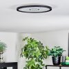 Simonstorp Deckenleuchte LED Schwarz, Weiß, 1-flammig