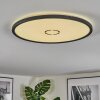Simonstorp Deckenleuchte LED Schwarz, Weiß, 1-flammig