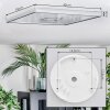 Simonstorp Deckenleuchte LED Silber, Weiß, 1-flammig