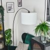 Bassagoda Stehleuchte 40 cm Chrom, Schwarz, 1-flammig