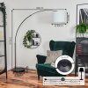 Bassagoda Stehleuchte 40 cm Chrom, Schwarz, 1-flammig