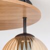 Koyoto Deckenleuchte Glas 15 cm Naturfarben, Schwarz, 3-flammig