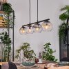 Koyoto Pendelleuchte Glas 15 cm Bernsteinfarben, Klar, Rauchfarben, 4-flammig