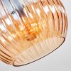 Koyoto Deckenleuchte Glas 15 cm Bernsteinfarben, 5-flammig