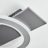 Lidor Deckenleuchte LED Schwarz, Silber, 1-flammig