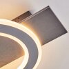 Lidor Deckenleuchte LED Schwarz, Silber, 1-flammig