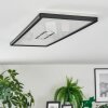 Simonstorp Deckenleuchte LED Schwarz, Weiß, 1-flammig