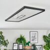 Simonstorp Deckenleuchte LED Schwarz, Weiß, 1-flammig