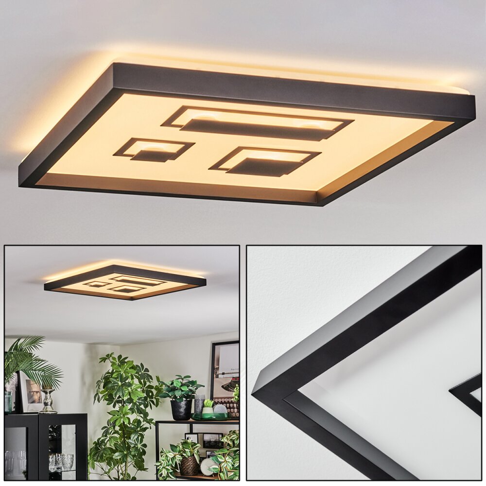 Ilyan Deckenleuchte LED Schwarz, 1-flammig main product photo