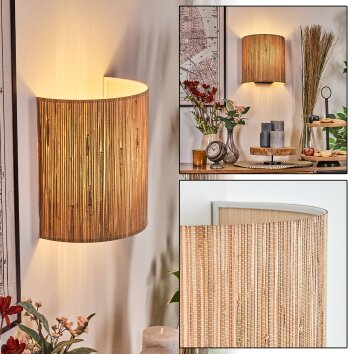 Viadores Wandleuchte Schwarz, Weiß, 1-flammig