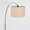 Soungou Stehleuchte 38 cm Chrom, Schwarz, 1-flammig