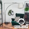 Bassagoda Stehleuchte 40 cm Chrom, Schwarz, 1-flammig
