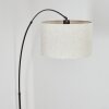 Bassagoda Stehleuchte 35 cm Chrom, Schwarz, 1-flammig