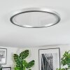 Xarel Deckenleuchte LED Silber, 1-flammig