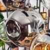 Ripoll Hängeleuchte Glas 20 cm, 25 cm, 30 cm Bernsteinfarben, Klar, Rauchfarben, 6-flammig