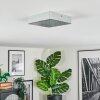 Elmar Deckenleuchte LED Silber, 1-flammig
