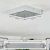Elmar Deckenleuchte LED Silber, 1-flammig