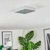 Elmar Deckenleuchte LED Silber, 1-flammig
