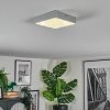 Elmar Deckenleuchte LED Silber, 1-flammig