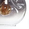 Ripoll Hängeleuchte Glas 20 cm, 25 cm Klar, Rauchfarben, 6-flammig