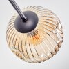 Ripoll Deckenleuchte Glas 15 cm Bernsteinfarben, 6-flammig