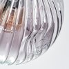 Ripoll Deckenleuchte Glas 15 cm Klar, Rauchfarben, 6-flammig