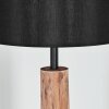 Soungou Stehleuchte 38 cm Naturfarben, Schwarz, 1-flammig