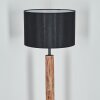 Soungou Stehleuchte 38 cm Naturfarben, Schwarz, 1-flammig