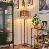Soungou Stehleuchte 38 cm Naturfarben, Schwarz, 1-flammig