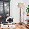 Soungou Stehleuchte 38 cm Naturfarben, Schwarz, 1-flammig