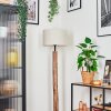 Bassagoda Stehleuchte 35 cm Naturfarben, Schwarz, 1-flammig