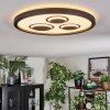 Ilyan Deckenleuchte LED Schwarz, 1-flammig