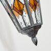 Lignac Außenwandleuchte Schwarz, Silber, 1-flammig