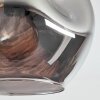 Ripoll Deckenleuchte Glas 15 cm Bernsteinfarben, Rauchfarben, 5-flammig