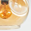 Ripoll Deckenleuchte Glas 15 cm Bernsteinfarben, Rauchfarben, 5-flammig