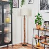 Bassagoda Stehleuchte 40 cm Naturfarben, Schwarz, 1-flammig