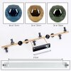 Ripoll Deckenleuchte Glas 15 cm Gold, Schwarz, 10-flammig