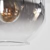 Ripoll Hängeleuchte Glas 15 cm, 20 cm, 25 cm Bernsteinfarben, Klar, Rauchfarben, 8-flammig