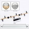 Ripoll Deckenleuchte Glas 15 cm Gold, Schwarz, 10-flammig
