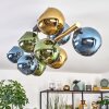 Koyoto Deckenleuchte Glas 15 cm Gold, Schwarz, 10-flammig