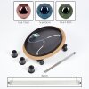 Ripoll Deckenleuchte Glas 15 cm Naturfarben, Schwarz, 3-flammig