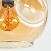 Ripoll Deckenleuchte Glas 15 cm Bernsteinfarben, Klar, Rauchfarben, 5-flammig