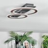 Lidor Deckenleuchte LED Schwarz, 1-flammig